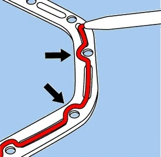 Gasket, oil sump Dirko HT 030.793