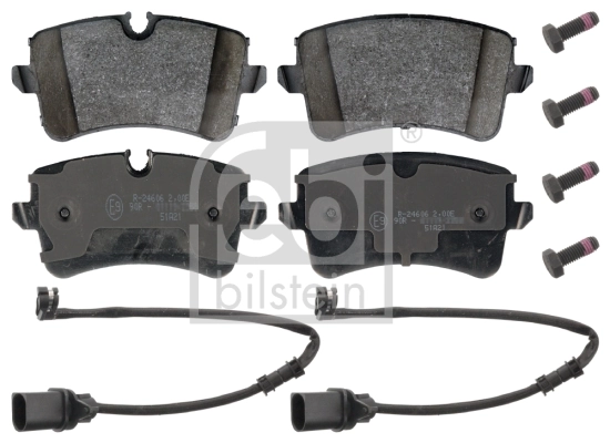 Brake Pad Set, disc brake 116017