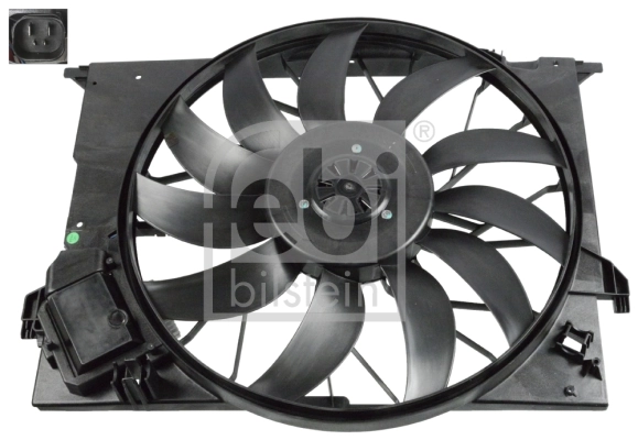 Fan, engine cooling febi Plus 107456