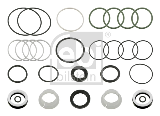 Gasket Set, steering gear febi Plus 26241