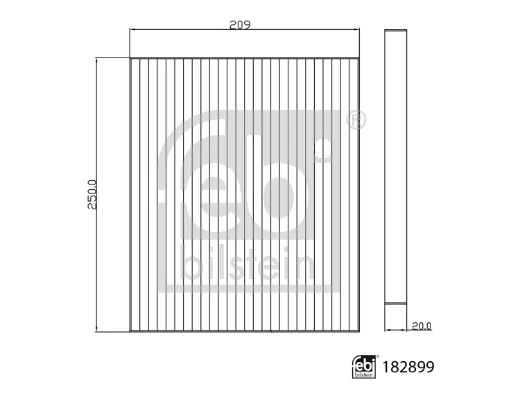 FEBI BILSTEIN 182899 Filter, cabin air