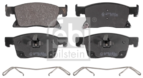 Brake Pad Set, disc brake 16914