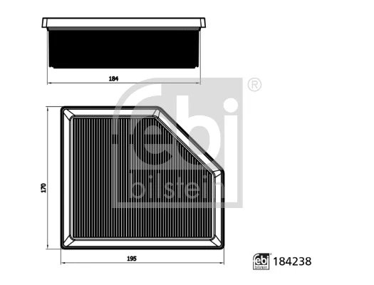 FEBI BILSTEIN 184238 Air Filter