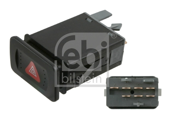 Hazard Warning Light Switch febi Plus 22292