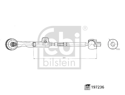 Inner Tie Rod 197236