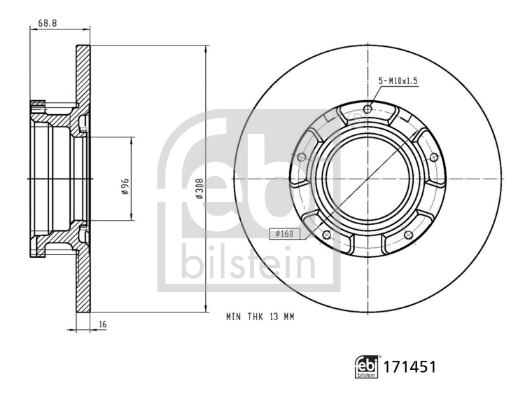 Brake Disc 171451
