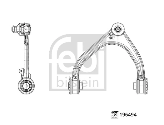 Control/Trailing Arm, wheel suspension 196494
