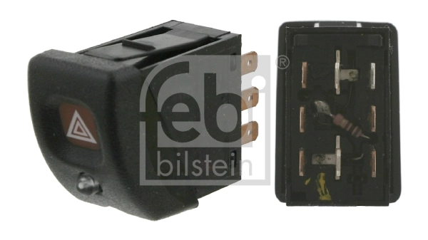 Hazard Warning Light Switch febi Plus 04718