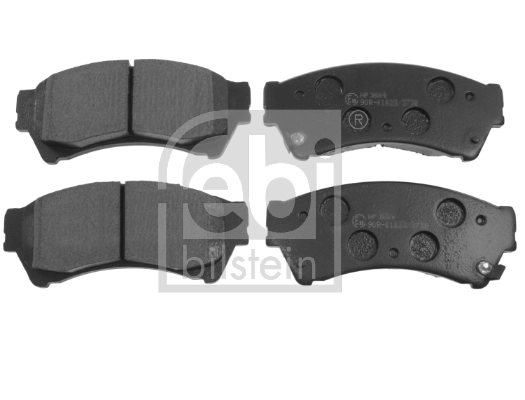 Brake Pad Set, disc brake 175208