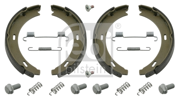 Brake Shoe Set, parking brake 02100