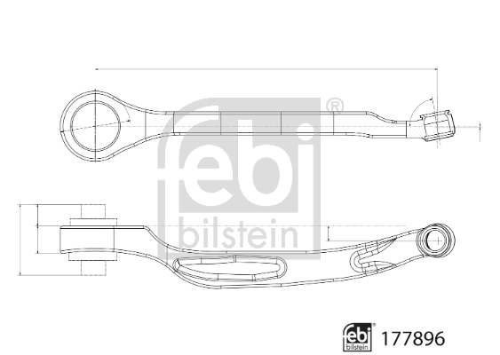 Control/Trailing Arm, wheel suspension 177896