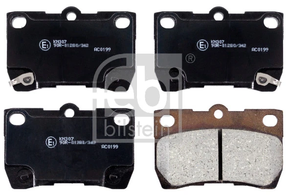 Brake Pad Set, disc brake 170295
