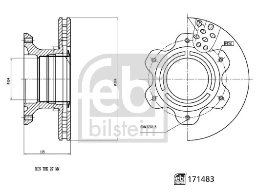 Brake Disc 171483