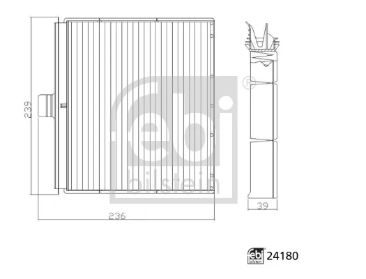Filter, cabin air 24180