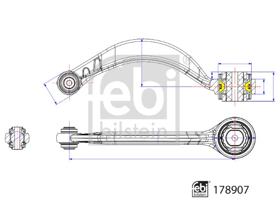 Control/Trailing Arm, wheel suspension 178907