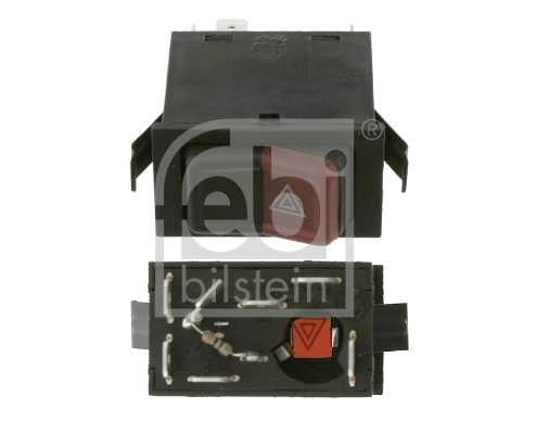 Hazard Warning Light Switch febi Plus 18147