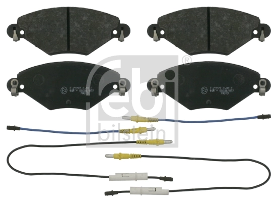 Brake Pad Set, disc brake 16417