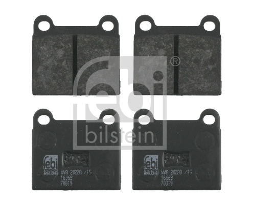 Brake Pad Set, disc brake 16068
