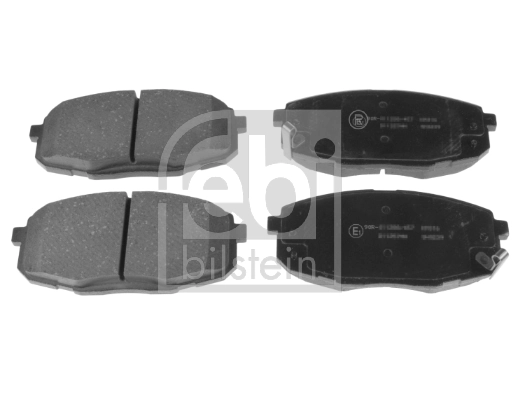 Brake Pad Set, disc brake 175206