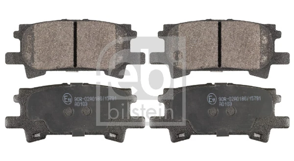 Brake Pad Set, disc brake 116334