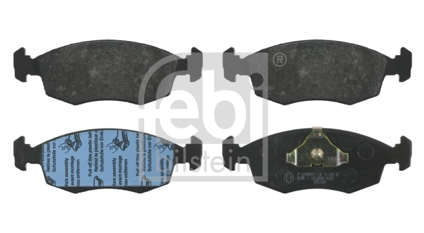 Brake Pad Set, disc brake 16021