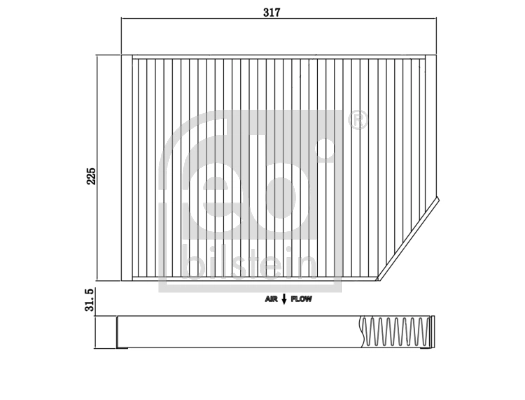 FEBI BILSTEIN 174437 Filter, cabin air