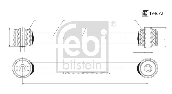 Control/Trailing Arm, wheel suspension 194672