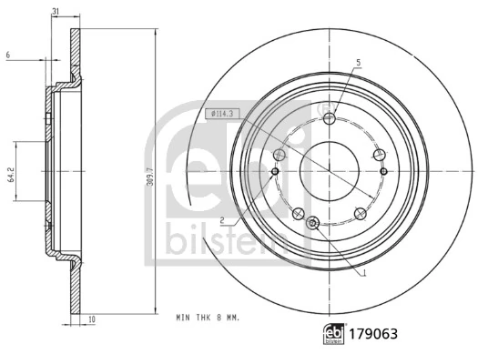 Brake Disc 179063