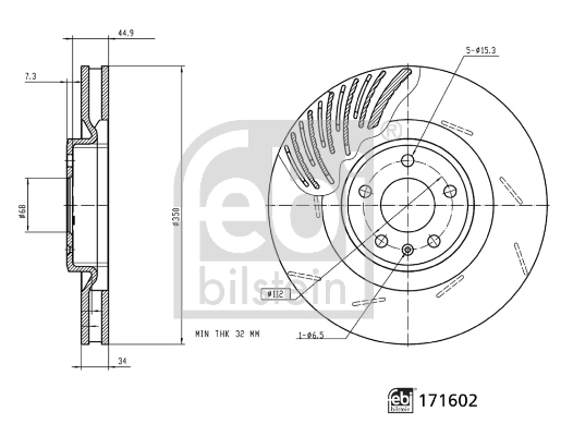Brake Disc 171602