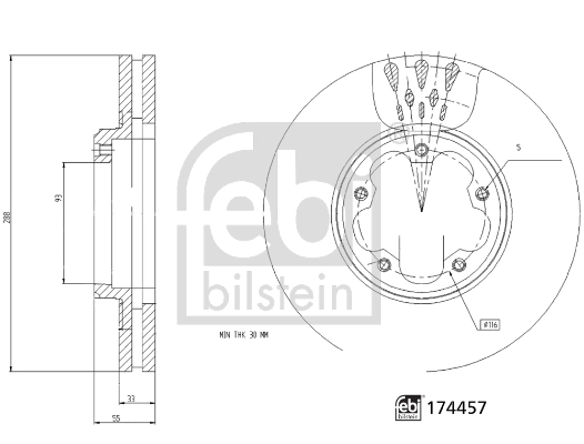 Brake Disc 174457