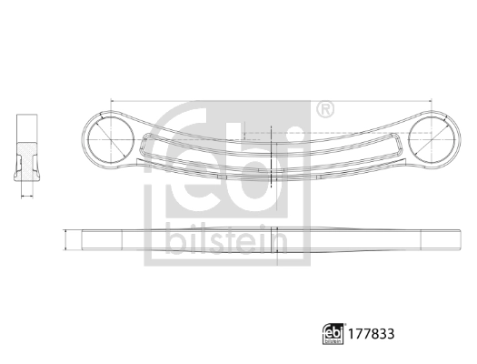 Rod/Strut, wheel suspension 177833