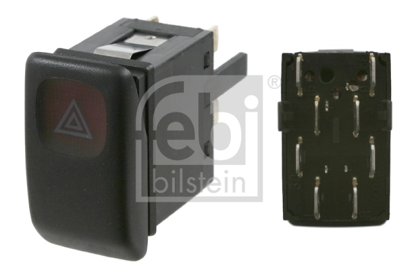 Hazard Warning Light Switch febi Plus 23400