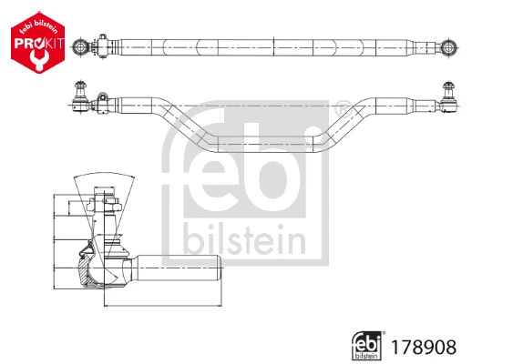 Tie Rod ProKit 178908