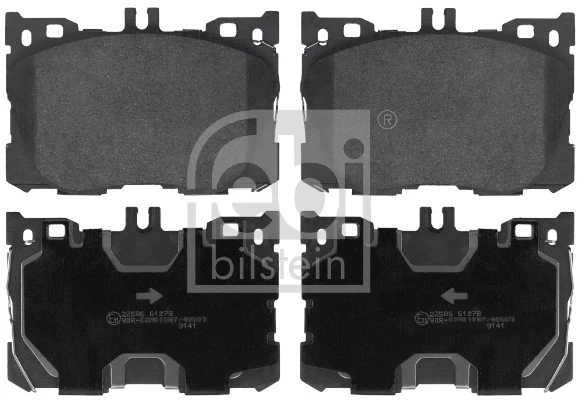 Brake Pad Set, disc brake 116428