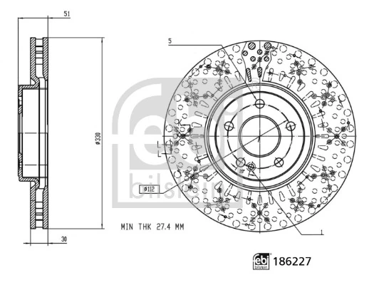 Brake Disc 186227