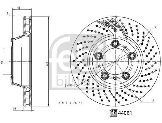 Brake Disc 44061