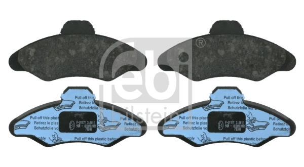 Brake Pad Set, disc brake 16038