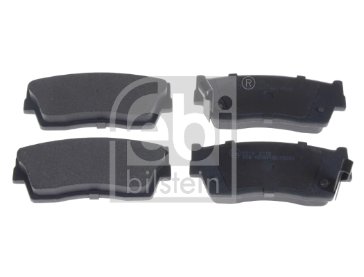 Brake Pad Set, disc brake 16656