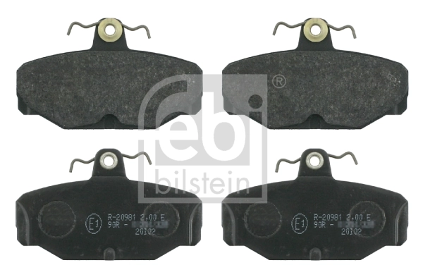 Brake Pad Set, disc brake 16169