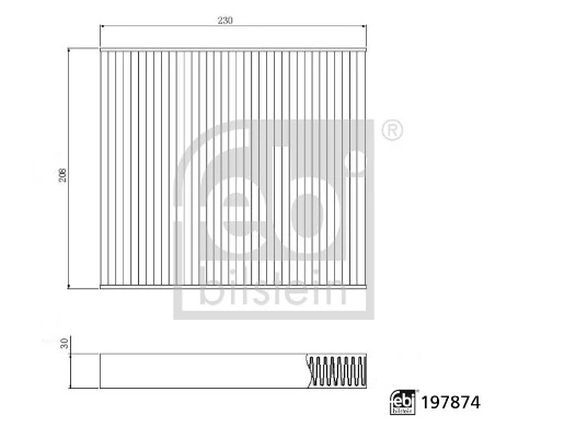 Filter, cabin air 197874