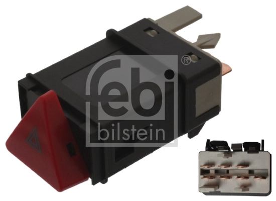 Hazard Warning Light Switch febi Plus 44393
