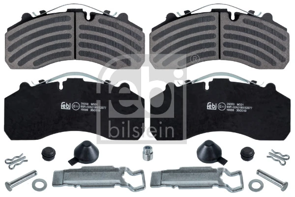 Brake Pad Set, disc brake 16666