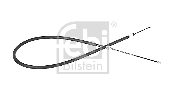 Cable Pull, parking brake 09050