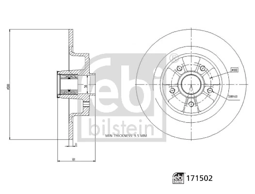 Brake Disc 171502