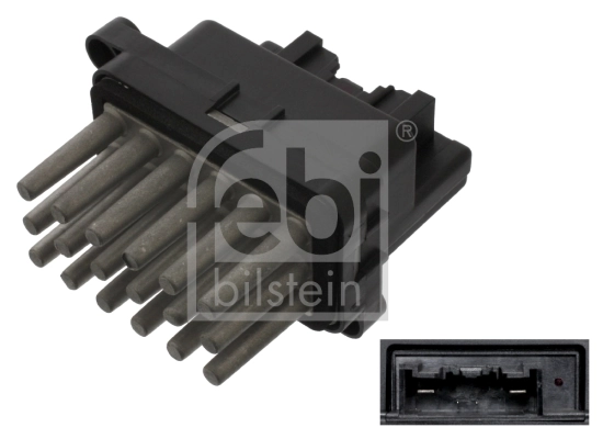 Resistor, interior blower febi Plus 38645