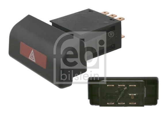 Hazard Warning Light Switch febi Plus 01560