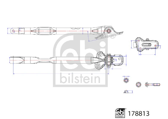 Control/Trailing Arm, wheel suspension 178813