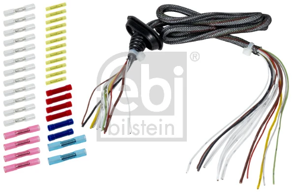 Cable Repair Kit, tailgate febi Plus 107122