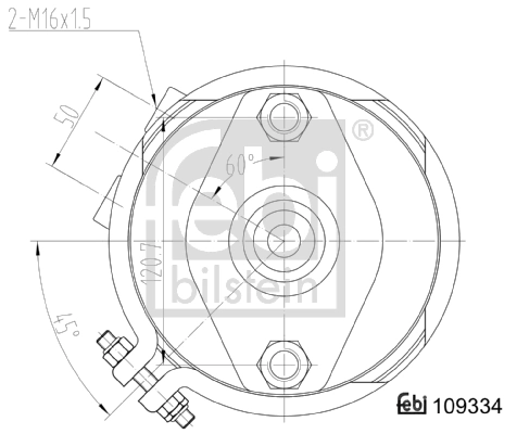 FEBI BILSTEIN 109334 Spring-loaded Cylinder