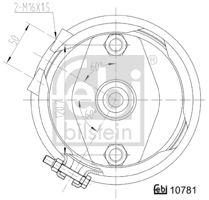 FEBI BILSTEIN 107481 Diaphragm Brake Cylinder